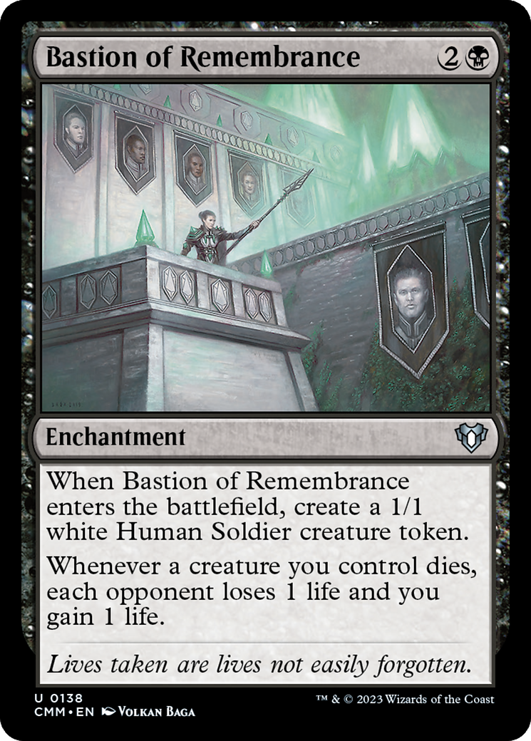 Magic: The Gathering - Bastion of Remembrance Foil - Commander Masters