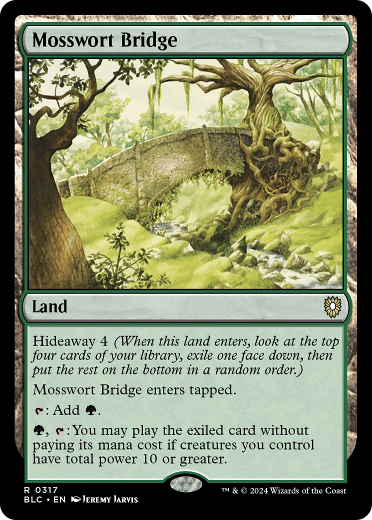Magic: The Gathering - Mosswort Bridge - Bloomburrow Commander