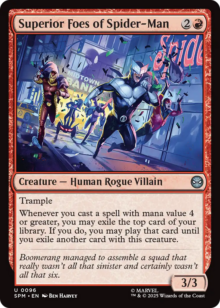 Magic: The Gathering - Superior Foes of Spider-Man Foil - Marvel's Spider-Man