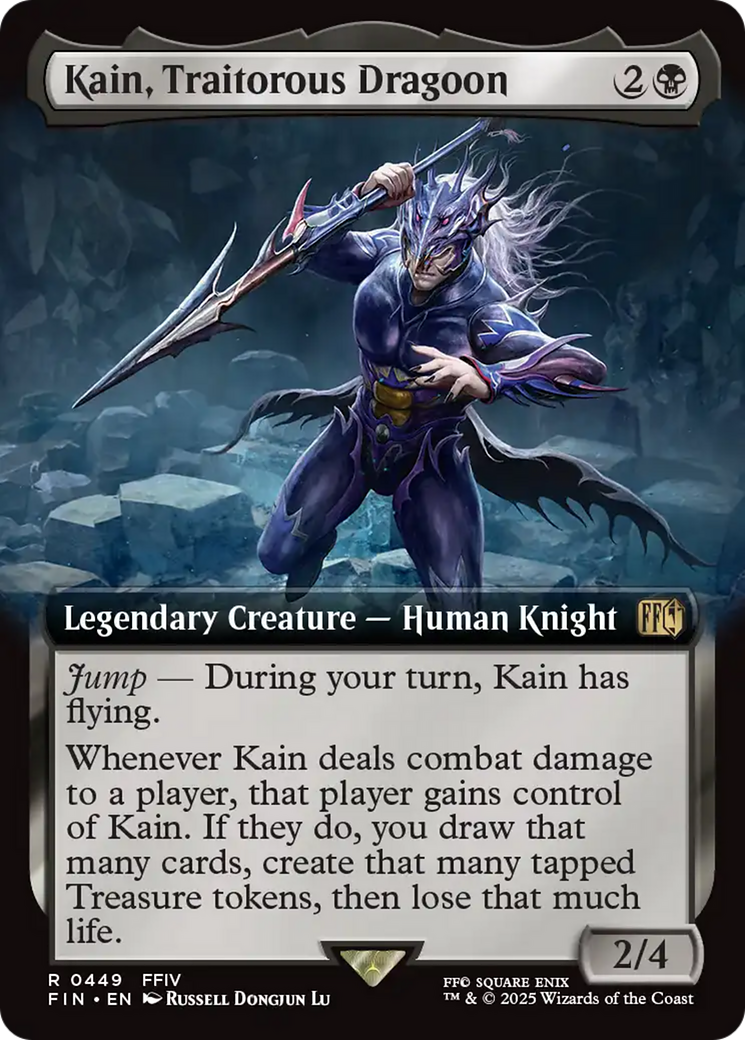 Magic: The Gathering - Kain, Traitorous Dragoon Foil - Final Fantasy