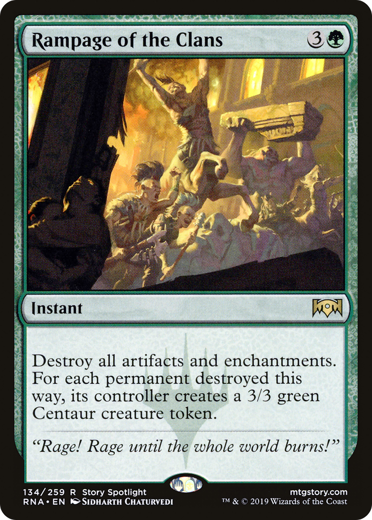 Magic: The Gathering - Rampage of the Clans Foil - Ravnica Allegiance