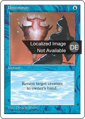 Magic: The Gathering - Rückruf - Fourth Edition