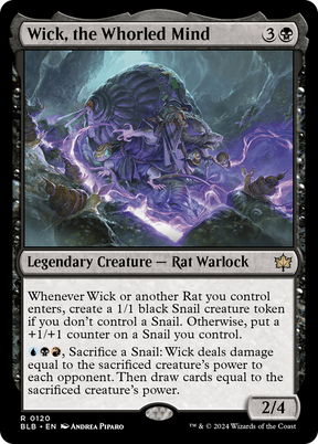 Magic: The Gathering - Wick, the Whorled Mind Foil - Bloomburrow