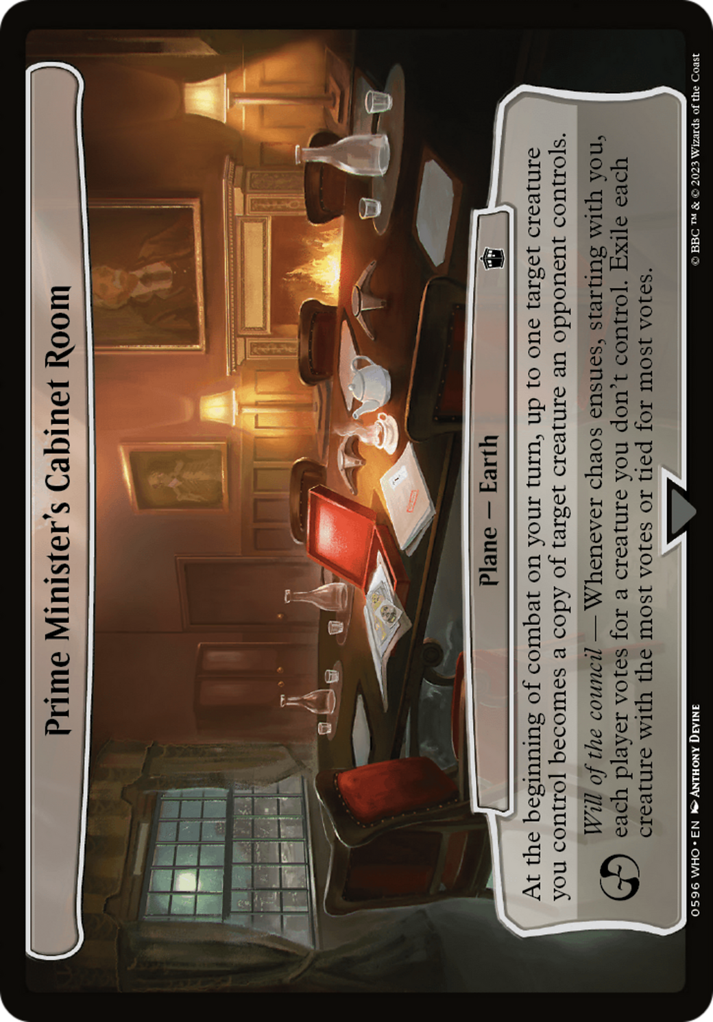 Magic: The Gathering - Prime Minister's Cabinet Room - Doctor Who