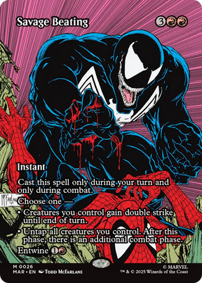 Magic: The Gathering - Savage Beating Foil - Marvel Universe