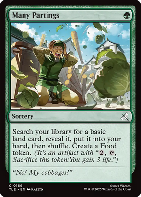 Magic: The Gathering - Many Partings Foil - Avatar: The Last Airbender Eternal