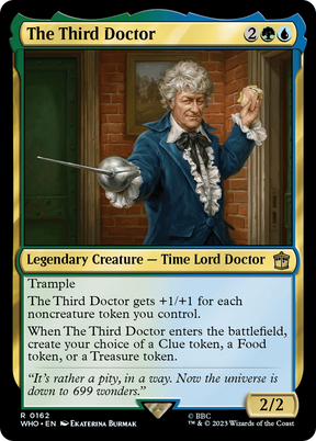 Magic: The Gathering - The Third Doctor Foil - Doctor Who