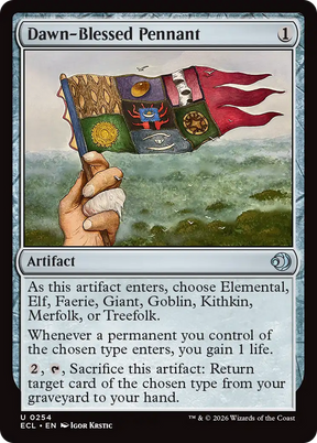 Magic: The Gathering - Dawn-Blessed Pennant Foil - Lorwyn Eclipsed