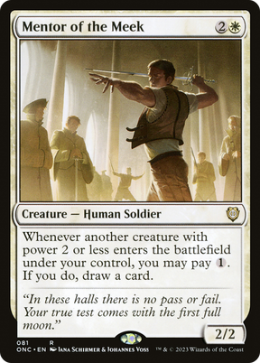 Magic: The Gathering - Mentor of the Meek - Phyrexia: All Will Be One Commander