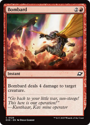 Magic: The Gathering - Bombard Foil - Edge of Eternities