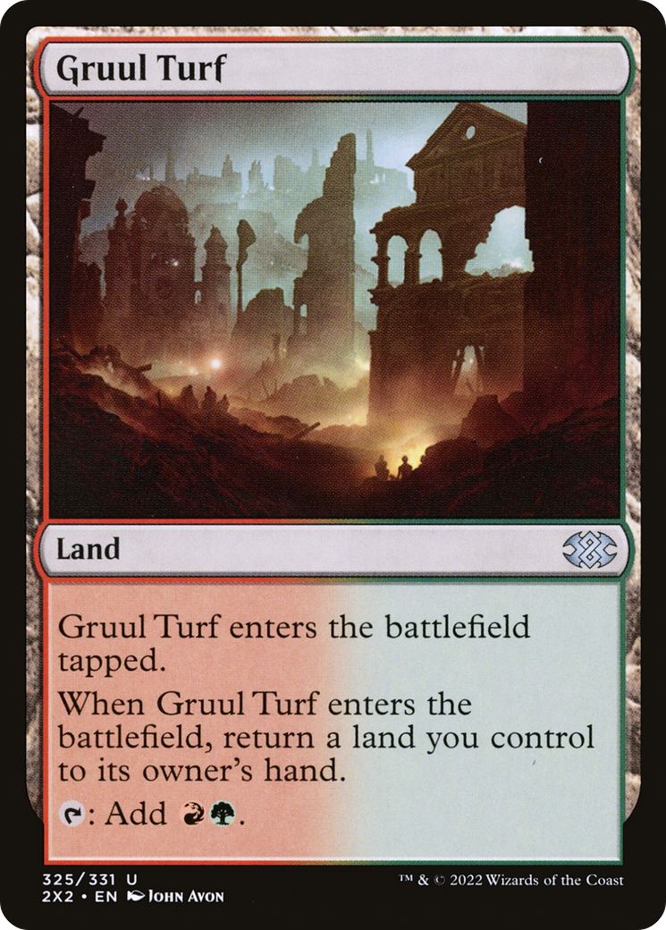 Magic: The Gathering - Gruul Turf Foil - Double Masters 2022