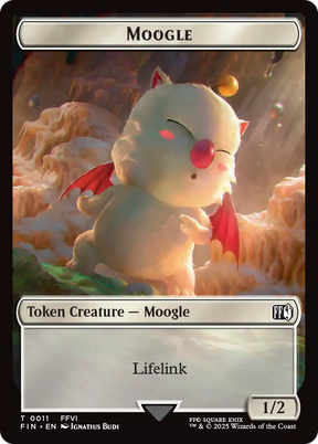 Magic: The Gathering - Moogle Token - Final Fantasy Tokens