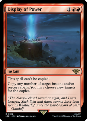 Magic: The Gathering - Display of Power - The Lord of the Rings: Tales of Middle-earth