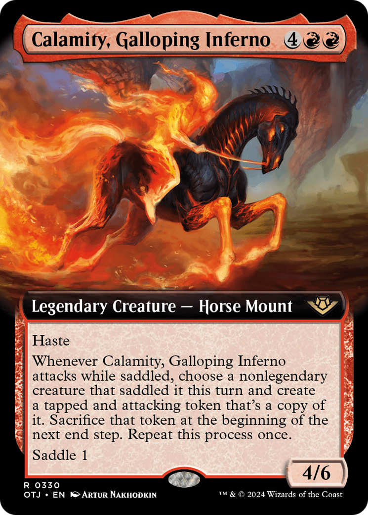 Magic: The Gathering - Calamity, Galloping Inferno Foil - Outlaws of Thunder Junction