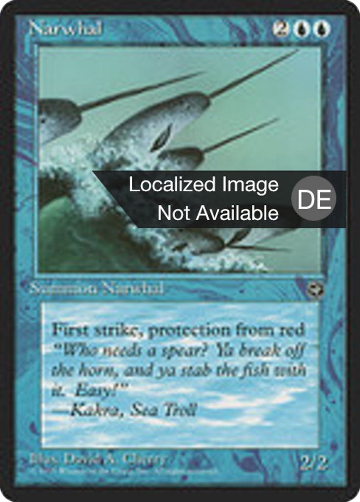Magic: The Gathering - Narwal - Homelands