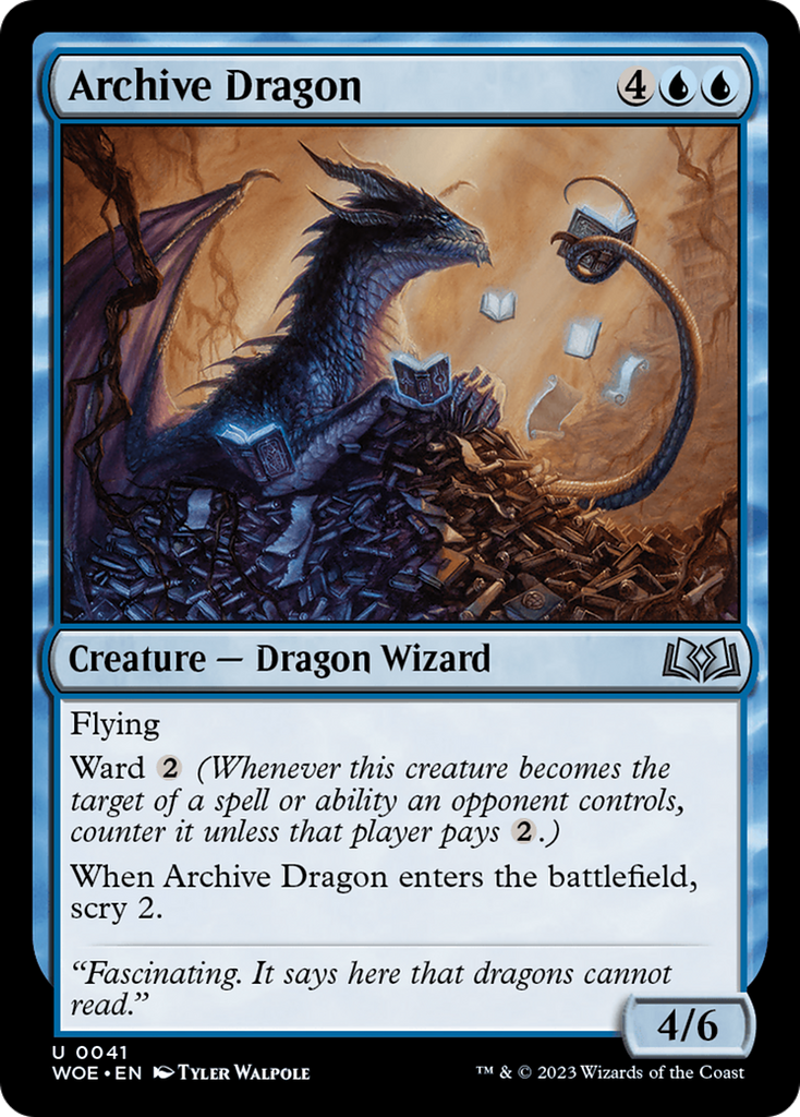 Magic: The Gathering - Archive Dragon - Wilds of Eldraine