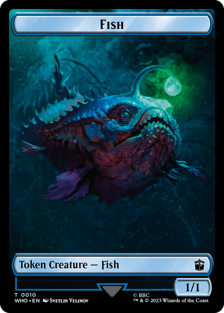 Magic: The Gathering - Fish Token - Doctor Who Tokens