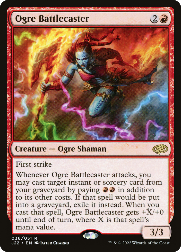 Magic: The Gathering - Ogre Battlecaster - Jumpstart 2022