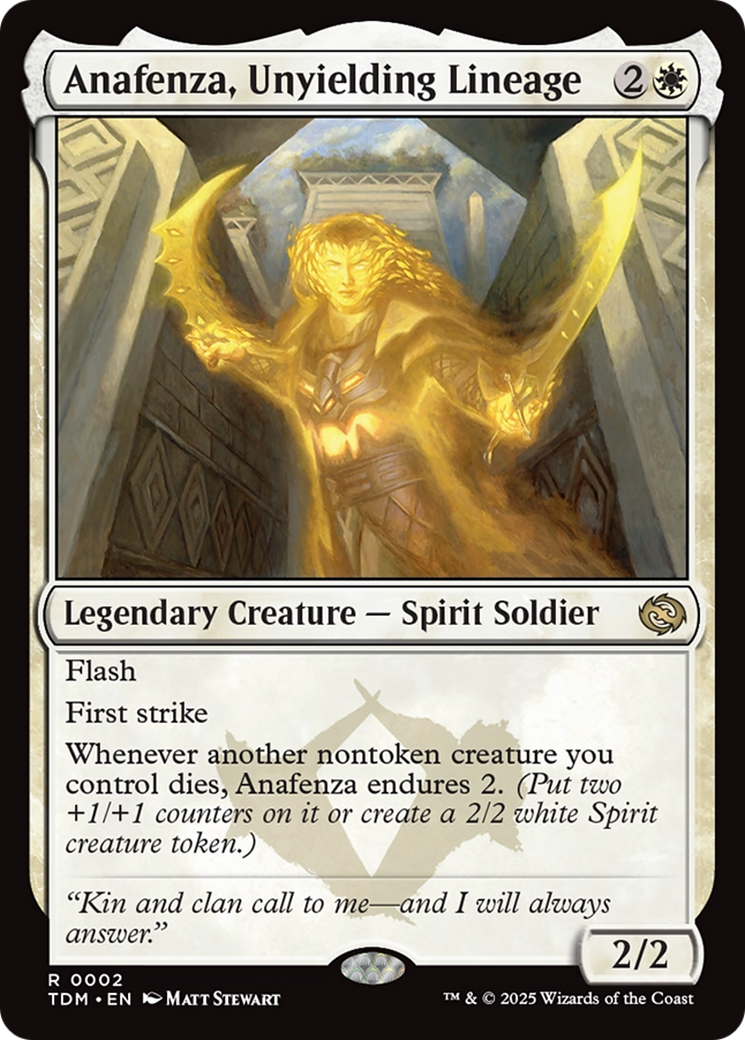 Magic: The Gathering - Anafenza, Unyielding Lineage Foil - Tarkir: Dragonstorm