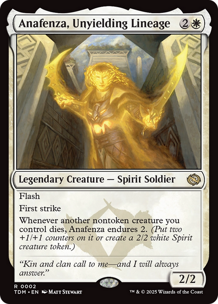 Magic: The Gathering - Anafenza, Unyielding Lineage Foil - Tarkir: Dragonstorm