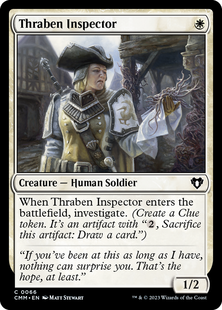 Magic: The Gathering - Thraben Inspector - Commander Masters