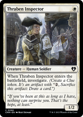 Magic: The Gathering - Thraben Inspector - Commander Masters