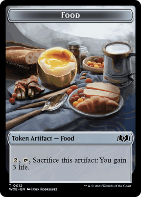 Magic: The Gathering - Food Token - Wilds of Eldraine Tokens