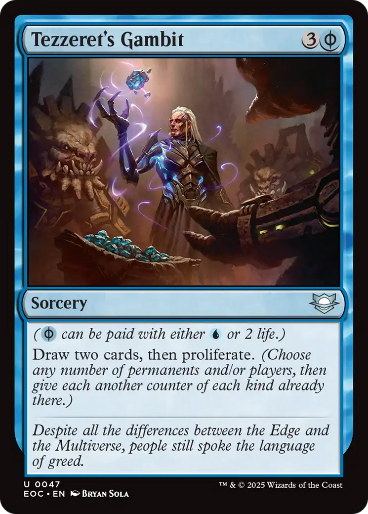 Magic: The Gathering - Tezzeret's Gambit - Edge of Eternities Commander