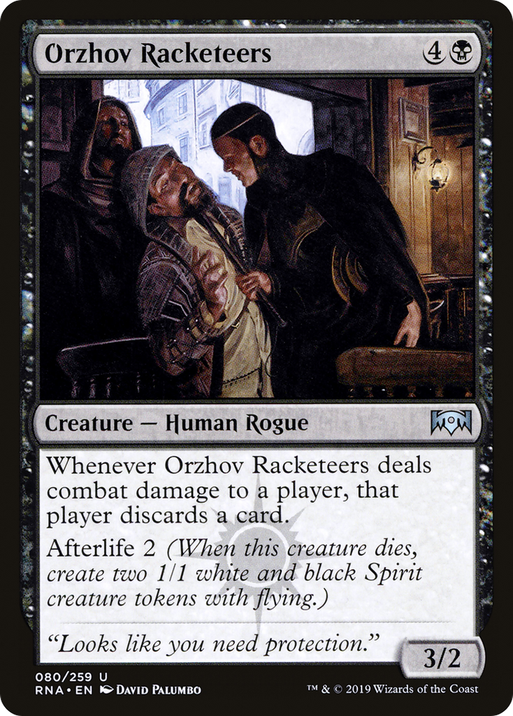 Magic: The Gathering - Orzhov Racketeers Foil - Ravnica Allegiance