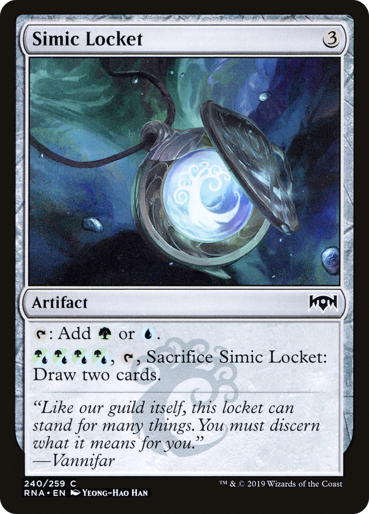 Magic: The Gathering - Simic Locket Foil - Ravnica Allegiance