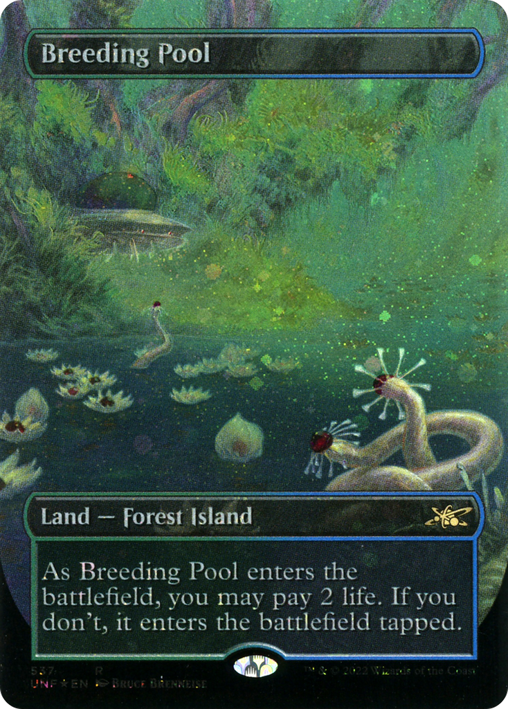 Magic: The Gathering - Breeding Pool Foil - Unfinity