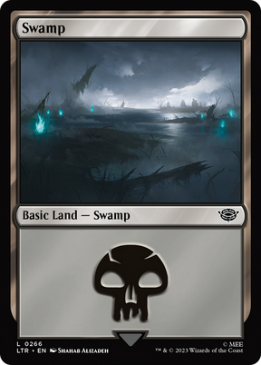 Magic: The Gathering - Swamp #266 Foil - The Lord of the Rings: Tales of Middle-earth
