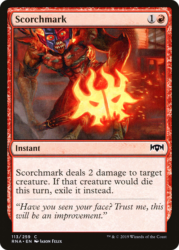 Magic: The Gathering - Scorchmark Foil - Ravnica Allegiance