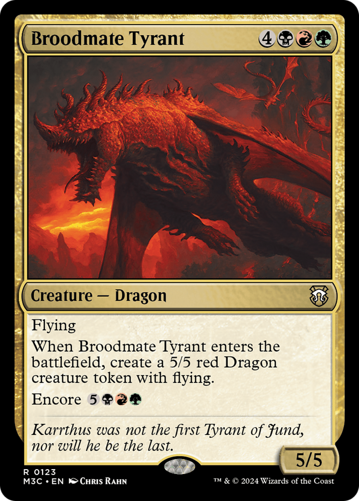 Magic: The Gathering - Broodmate Tyrant - Modern Horizons 3 Commander