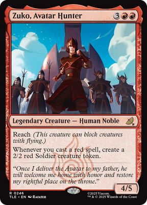Magic: The Gathering - Zuko, Avatar Hunter - Avatar: The Last Airbender Eternal