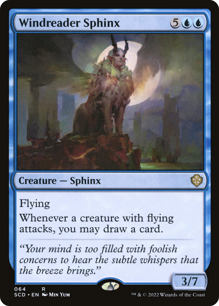 Magic: The Gathering - Windreader Sphinx - Starter Commander Decks
