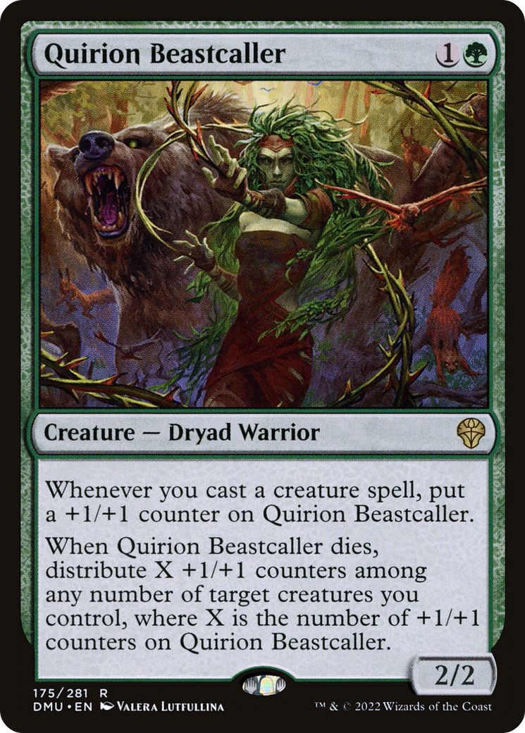 Magic: The Gathering - Quirion Beastcaller Foil - Dominaria United