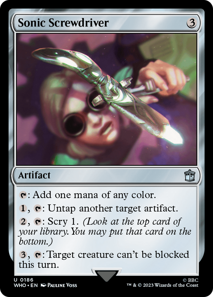 Magic: The Gathering - Sonic Screwdriver Foil - Doctor Who