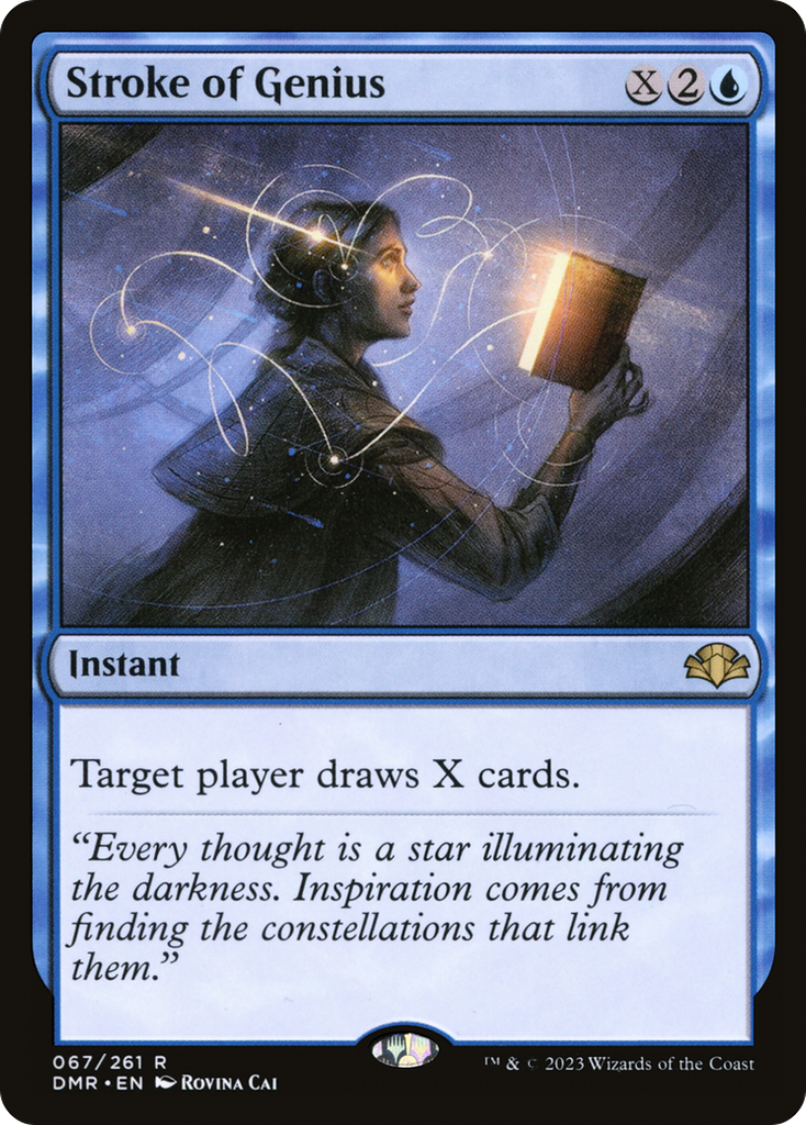 Magic: The Gathering - Stroke of Genius Foil - Dominaria Remastered