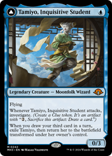 Magic: The Gathering - Tamiyo, Inquisitive Student // Tamiyo, Seasoned Scholar Foil - Modern Horizons 3