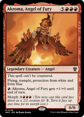 Magic: The Gathering - Akroma, Angel of Fury - Murders at Karlov Manor Commander