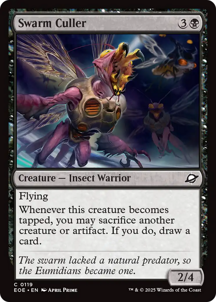 Magic: The Gathering - Swarm Culler Foil - Edge of Eternities