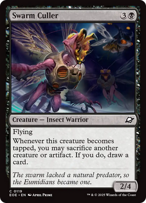 Magic: The Gathering - Swarm Culler Foil - Edge of Eternities