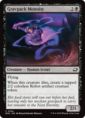 Magic: The Gathering - Gravpack Monoist - Edge of Eternities