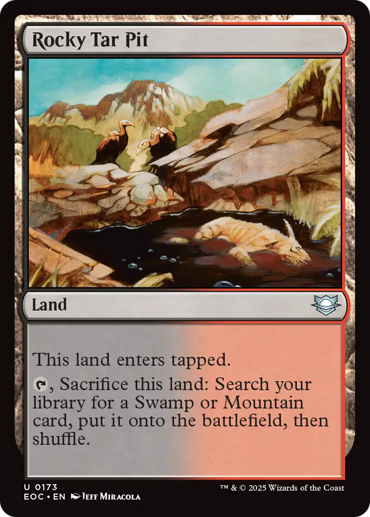 Magic: The Gathering - Rocky Tar Pit - Edge of Eternities Commander