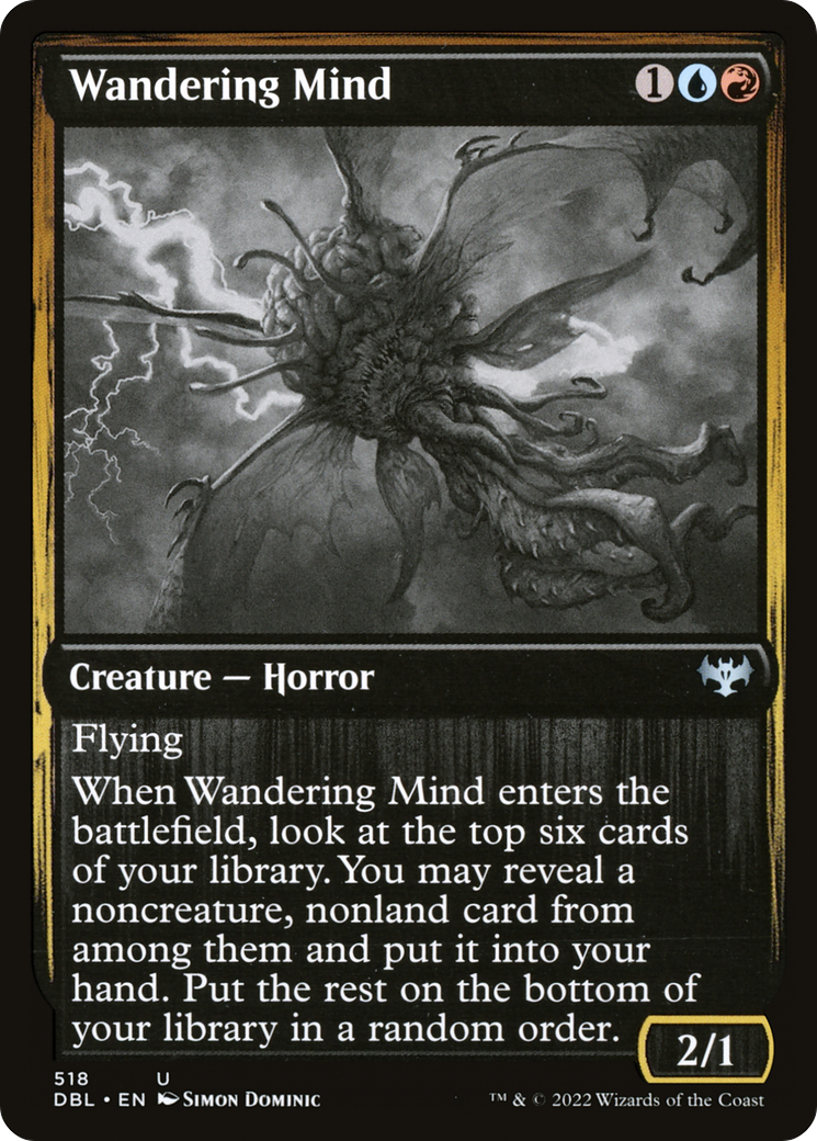 Magic: The Gathering - Wandering Mind Foil - Innistrad: Double Feature