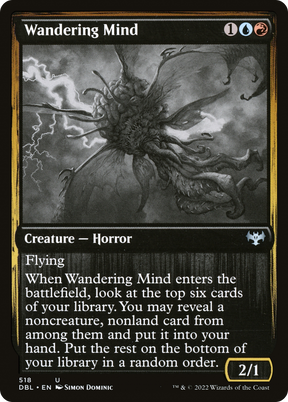 Magic: The Gathering - Wandering Mind Foil - Innistrad: Double Feature