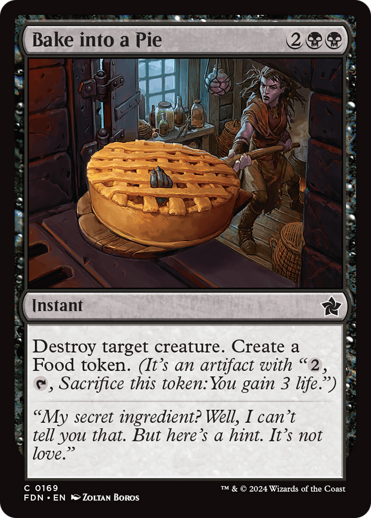 Magic: The Gathering - Bake into a Pie Foil - Foundations