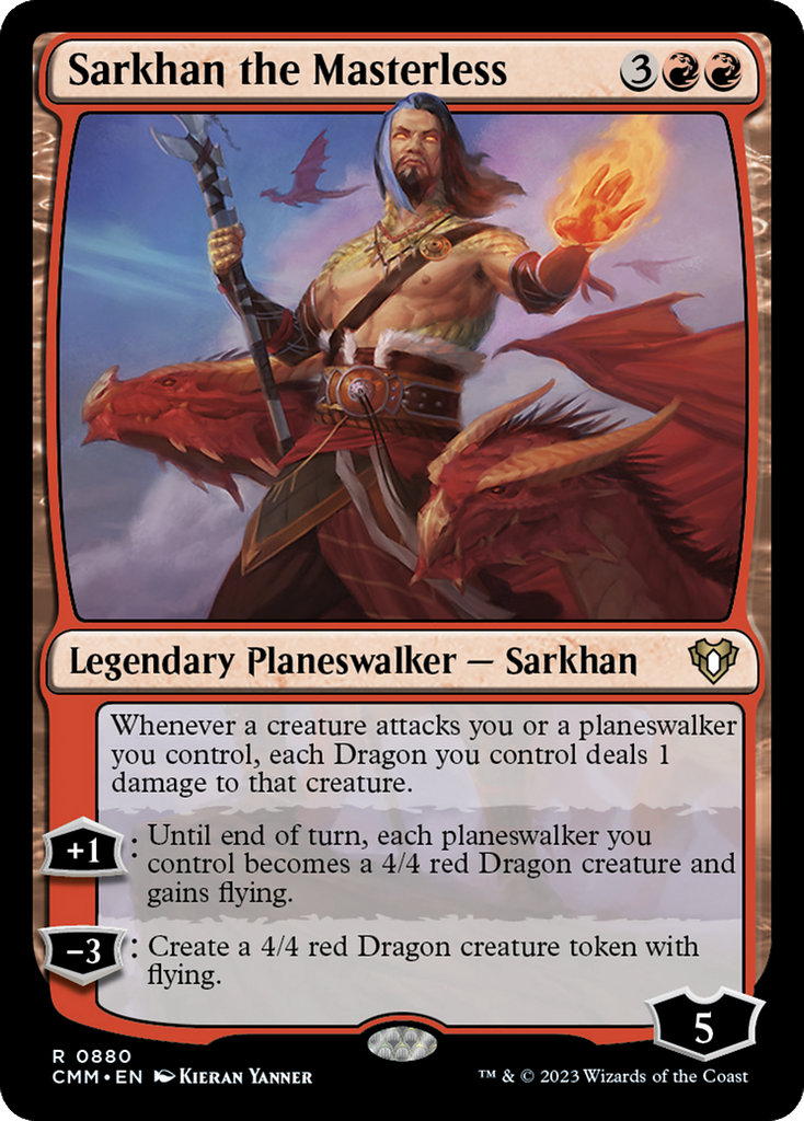 Magic: The Gathering - Sarkhan the Masterless - Commander Masters