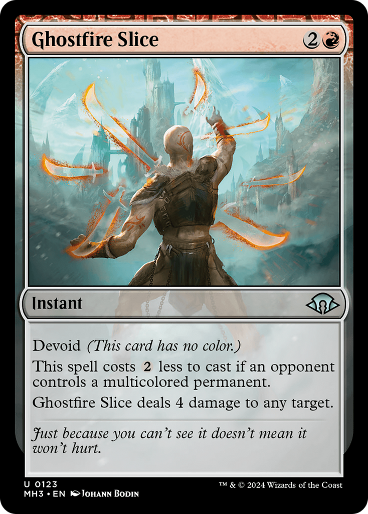 Magic: The Gathering - Ghostfire Slice - Modern Horizons 3